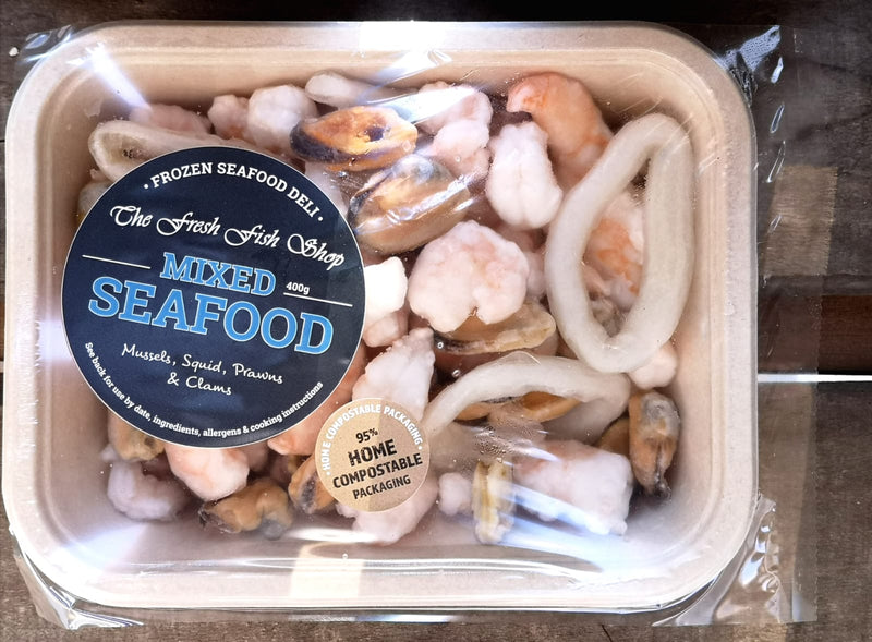 Frozen Seafood Mix (400g) - The Fresh Fish Shop UK