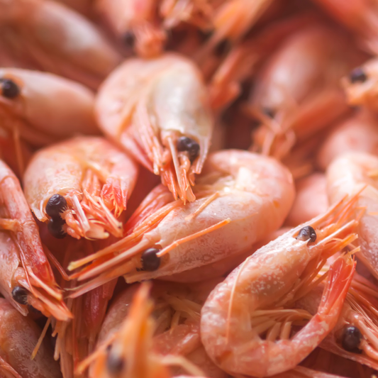 Frozen Shell-On Atlantic Prawns (400g)