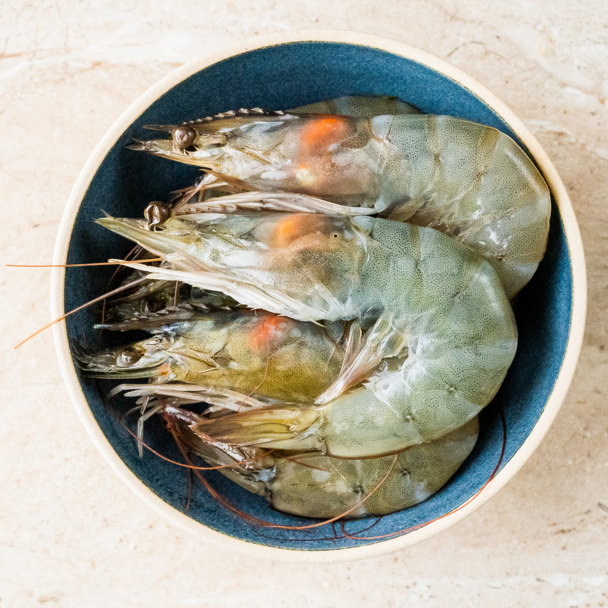 Prawn Fresh Shell Frozen Shell-On King Prawns (1kg) – The Fresh Fish Shop UK