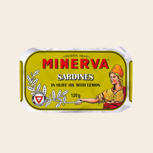 Sardines in Olive Oil with Lemon (Minerva)