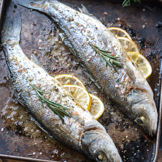 Whole Sea Bass (350g)