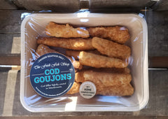 Frozen Breaded Cod Goujons (350g) - The Fresh Fish Shop UK