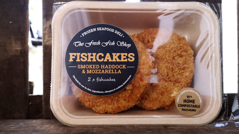 Frozen Smoked Haddock & Mozzarella Fishcakes (230g) - The Fresh Fish Shop UK