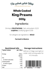 Frozen & Cooked Whole King Prawns - The Fresh Fish Shop UK