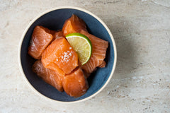 Loch Duart Salmon Diced (300g) - The Fresh Fish Shop UK