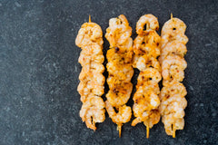 Sweet Chilli Lime Prawn Kebabs (350g) - The Fresh Fish Shop UK