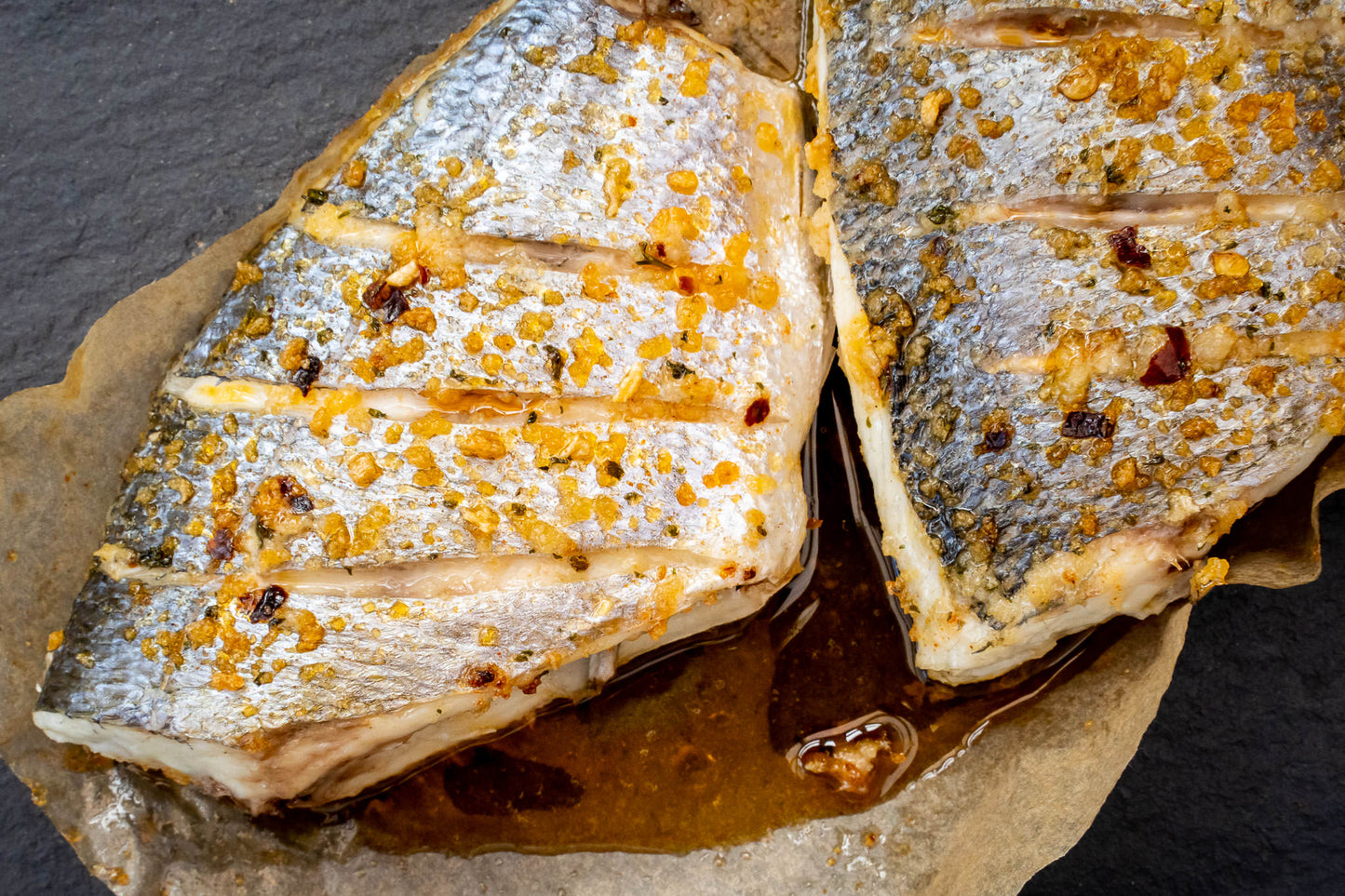 Oven-Ready Seabream with Sweet Chilli & Lime (450g) - The Fresh Fish Shop UK