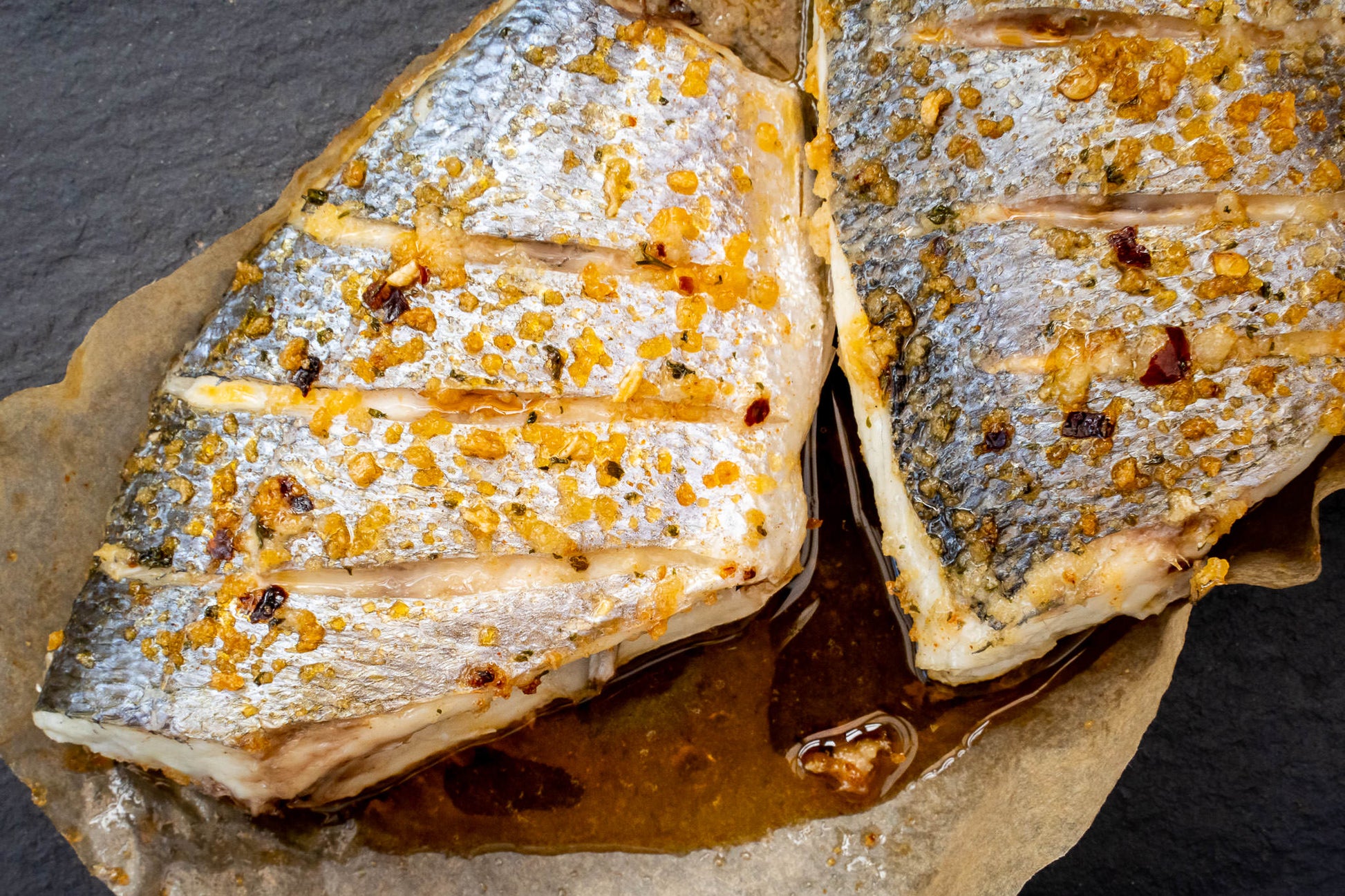 Oven-Ready Seabream with Sweet Chilli & Lime (450g) - The Fresh Fish Shop UK