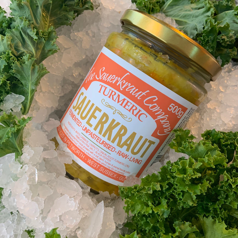 Turmeric Sauerkraut (500g) - The Fresh Fish Shop UK